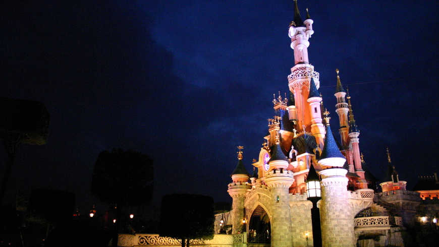 Avond in Disneyland Parijs